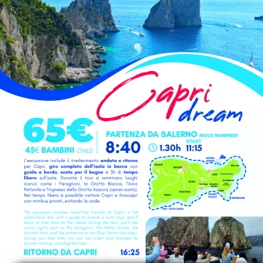 Capri & Island Tour From Salerno Manfredi